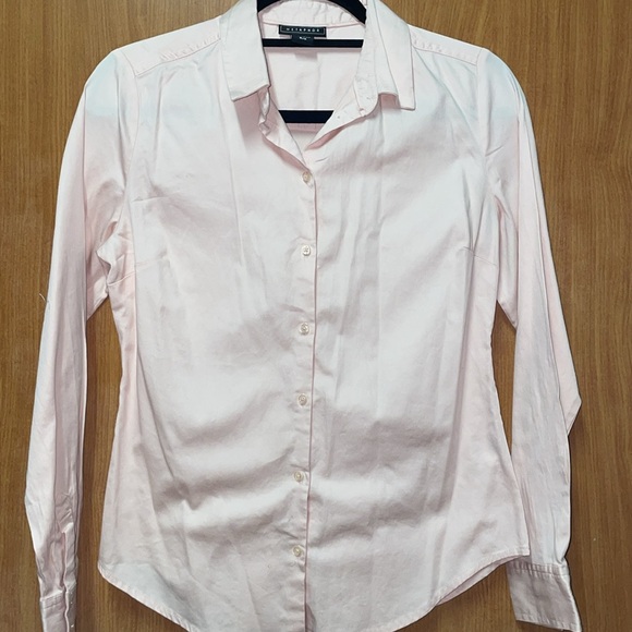 Metaphor Button Down Blouse - Baby Pink - Size S - Picture 5 of 10